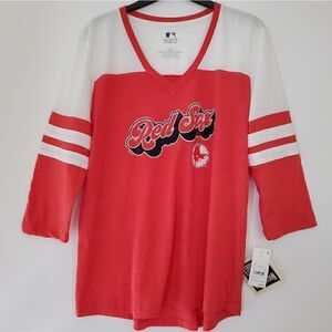 MLB Boston Red Sox women 3/4 sleeves t-shirt